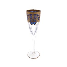 Набор фужеров для шампанского Astra Gold Natalia Golden Blue Decor 170мл(6 шт)