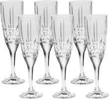 Набор фужеров для шампанского "DOVER" 180 мл Crystal Bohemia (6 штук)