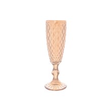 Набор бокалов для шампанского Royal Classics Средний ромб (6 шт) янтарь