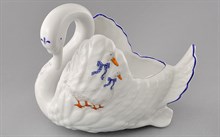 Конфетница Белый Лебедь 600 гр "Гуси" Мэри-Энн Leander
