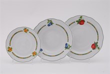 Набор тарелок  на 6 персон "Фруктовый сад" Leander 18 предметов
