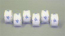 Набор колец для салфеток "Голубые цветы" Соната Leander (6 штук)