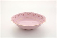 Салатник 20 см "Мелкие цветы" Соната розовый фарфор Leander