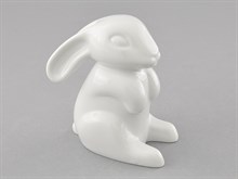 Фигурка "Белый заяц" 10 см Без Декора Leander