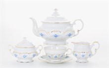 Сервиз чайный на 6 персон "Голубые цветы" Соната Leander 15 предметов
