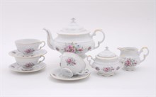 Сервиз чайный на 6 персон "Розовые цветы" Соната Leander 15 предметов