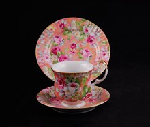 Чайный набор для завтрака "Яркие цветы" Моника Leander 3 предмета