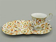 Чайный набор для завтрака "Цветочный узор" Моника Leander 2 предмета