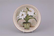 Тарелка мелкая подвесная 21см "Домашний цветок" декор 3 Leander