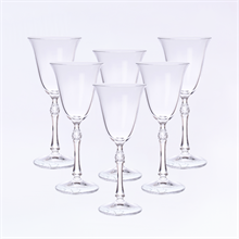 Набор бокалов для белого вина "PARUS" 185 мл Crystalite Bohemia (6 штук)