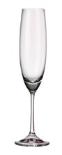 Набор фужеров для шампанского "MILVUS" 250 мл Crystalite Bohemia (6 штук)