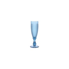 Набор бокалов для шампанского Royal Classics Мелкий ромб (6 шт) синий
