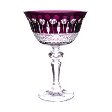 Фужер для мартини Кристина 180 мл Цветной хрусталь фиолетовый (1 шт)
