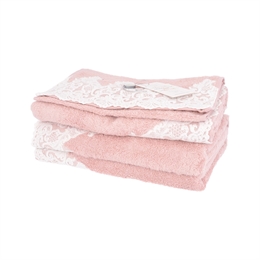 Набор полотенец Maison Dor 85*150/50*100/30*50 грязно-розовый jasmin (3шт) 46854