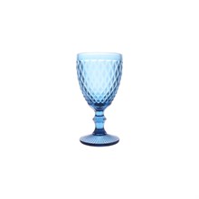 Набор бокалов для вина Royal Classics Ромб средний синий (17*8.5*8 см) 6 штук
