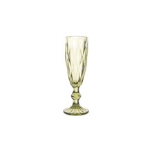 Набор бокалов для шампанского Royal Classics Ромб крупный 20*5*7 см (6 шт) зелёный