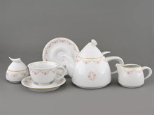 Сервиз чайный на 6 персон "Мелкие цветы" Келт Leander 15 предметов