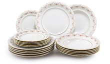 Набор тарелок на 6 персон "Мелкие цветы" Соната Leander 18 предметов