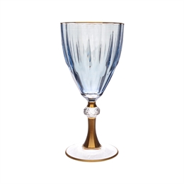 Фужер голубой Royal Classics Koza Kraft Diamond Mix 300мл (1шт) 52883