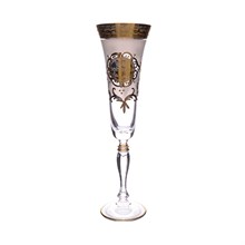 Виктория набор фужеров для шампанского Версаче Богемия B-G (6 шт)