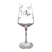 Бокал для вина Crystalex Bohemia Арлекино (розовый) 350мл (1 шт)