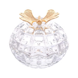 Конфетница с крышкой Zes Dekor 51294