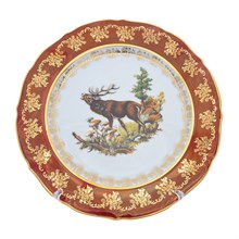 Набор тарелок Repast Охота красная Мария-тереза 27 см (6 шт)