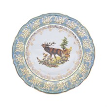 Набор тарелок Repast Охота зеленая Мария-тереза 21 см (6 шт)