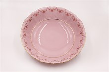 Салатник 23 см "Мелкие цветы" Соната розовый фарфор Leander