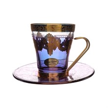 Чайная пара фиолетовая Art Decor Veneziano color 220мл (1 пара)