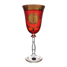 Фужер для вина красный  Анжела Версаче Богемия B-G (1 шт)