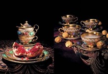 Сервиз кофейный 15 предметов Antique Medallions Rudolf Kampf