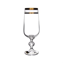 Набор бокалов для вина Crystalite Bohemia Sterna/Klaudie Золотая ветка 280 мл