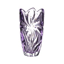 Ваза 28 см "FLORA" Violet Aurum Crystal