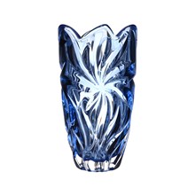 Ваза 28 см "FLORA" blue Aurum Crystal