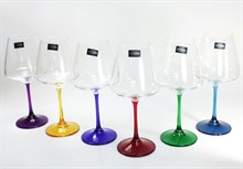 Набор бокалов для вина Naomi 360 мл Арлекино (6 штук)