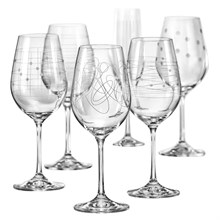 Набор бокалов для вина Виола Elements 450 мл Crystalex (6шт)