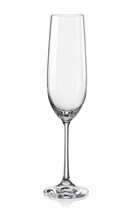 Набор бокалов для шампанского Виола 190 мл (6 штук), недекорированный Crystalex