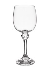 Набор бокалов для вина Джулия 230 мл (6шт), недекорированный Crystalex