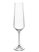 Набор бокалов для шампанского Сандра 200 мл (6 штук), недекорированный Crystalex