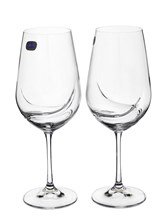 Набор бокалов для вина Турбуленция 550 мл (2шт) Crystalex