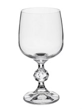 Набор бокалов для вина Клаудия 230 мл (6 штук); недекорированный Crystalex