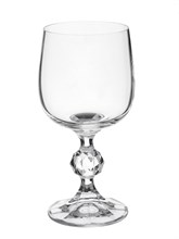Набор бокалов для вина Клаудия 190 мл (6 штук); недекорированный Crystalex