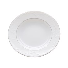 Набор глубоких тарелок 22,5 см Repast Rococo с платиновыми полосками ( 6 шт)