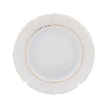 Набор плоских тарелок 17 см Repast Rococo с золотой полосой (6 шт)