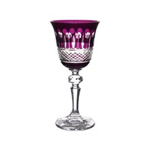 Фужер для вина Кристина Bohemia Цветной хрусталь 150мл фиолетовый (1 шт)