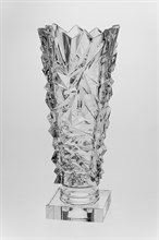 Ваза на ножке "GLACIER", 38 см , хрусталь, Bohemia Jihlava