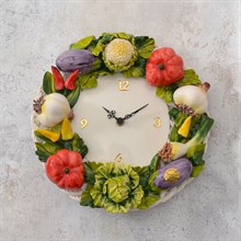 Часы настенные Orgia Овощи 26 см
