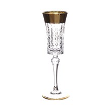 Набор бокалов для шампанкого Lady Diamond матовая полоса 270 мл (6 шт)