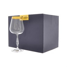 Набор бокалов для вина Crystalite Scopus декор 450 мл (6 шт)